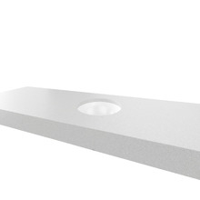 Round 260mm White Ceramic Undermount Basin